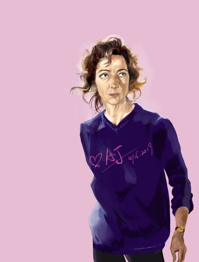 AndyLis0305's tweet photo. Casually told my friend @EricaTian “could you draw me a selfie with @AllisonBJanney” (cuz I suck at taking selfies), and this is what a get. WHAT AN AMAZING FRIEND! https://t.co/qYDrcrlvDD