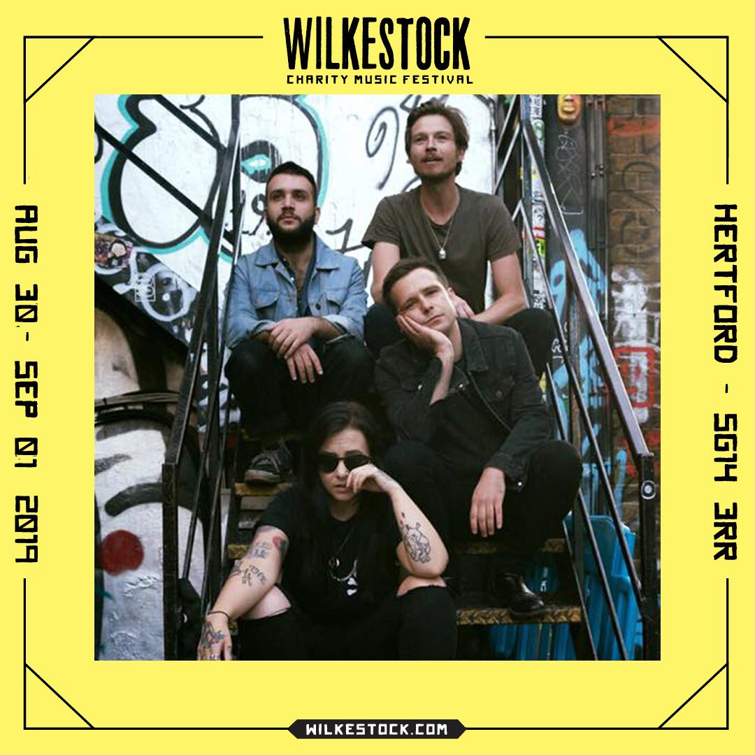 Not long until we play Wilkstock Festival ⚡️⚡️⚡️