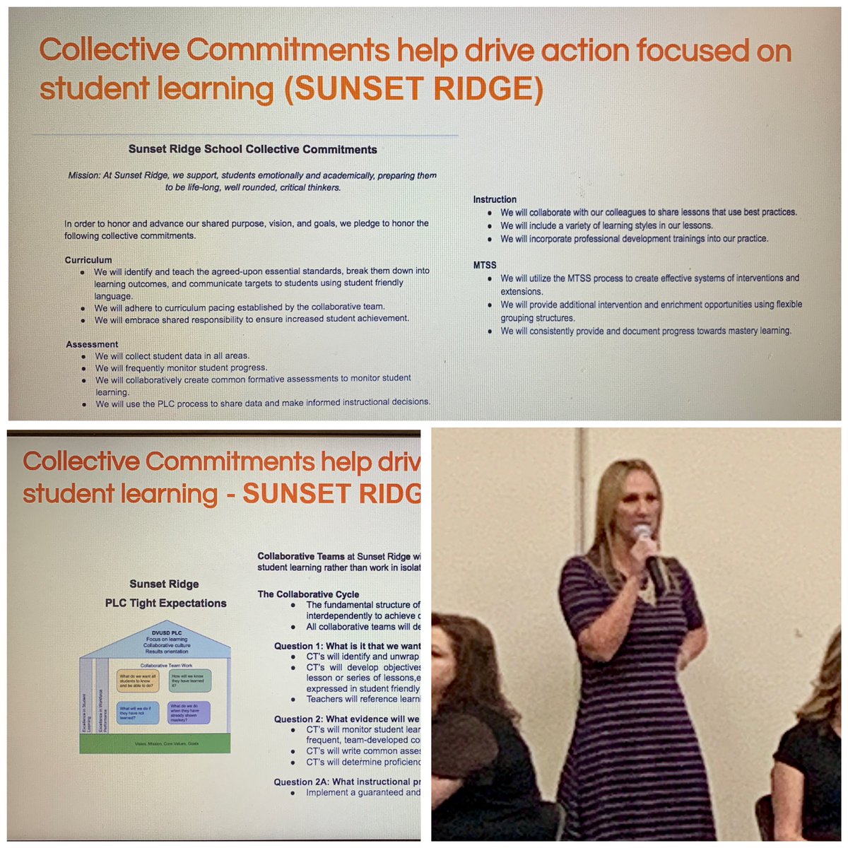 Principal Cassie Hauck shares Sunset Ridge’s process to create collective commitments and PLC tight expectations as a campus and staff. This is important and valued  work as a school team! <a href="/DVUSD/">Deer Valley Unified School District</a>