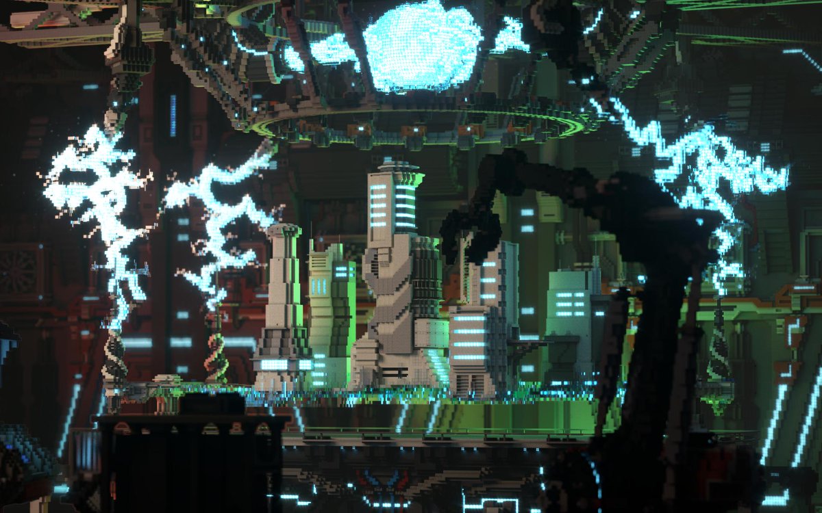 Exalted (@exalted_mc) on Twitter photo Here is our <a href="/BuildersRefuge/">Builder's Refuge</a> Space-time competition judging spotlight!
<a href="/epmessi9800/">Edgar Pineda</a> and @hockeyblocker achieved 4th place with an entry which captures a world where artificial intelligence surpasses humanity, mastering inter-dimensional travel. Awesome build!
Render by <a href="/fixaaay/">ethan</a> Here is our <a href="/BuildersRefuge/">Builder's Refuge</a> Space-time competition judging spotlight!
<a href="/epmessi9800/">Edgar Pineda</a> and @hockeyblocker achieved 4th place with an entry which captures a world where artificial intelligence surpasses humanity, mastering inter-dimensional travel. Awesome build!
Render by <a href="/fixaaay/">ethan</a>
