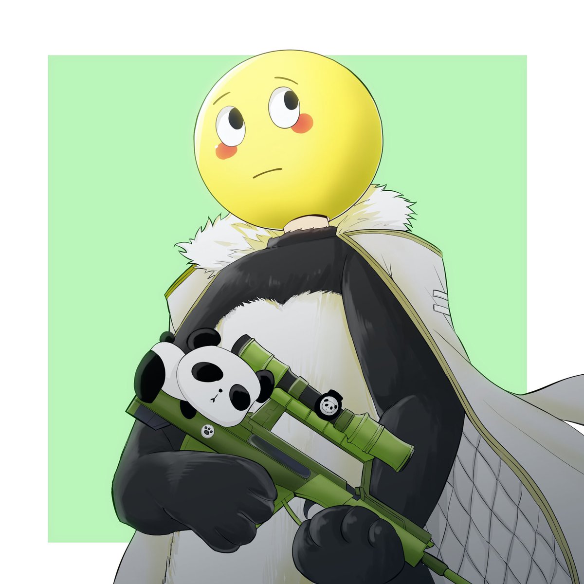 瓦 Kwr 有償依頼受付中 全身が入るイラストや 武器や 小物などが必要な場合は 作業時間が多くかかってしまうので 申し訳ないのですが料金を 500円に設定させて頂きます