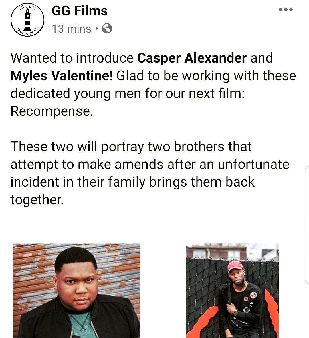 _MylesValentine's tweet photo. So excited for this.Production starts early October! #actor #drama #Brothers #music #actorslife #newbeginnings https://t.co/KrUkuc70Th
