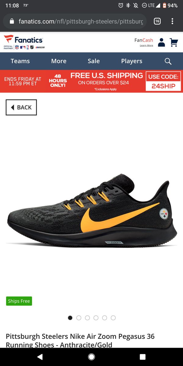 steelernation's tweet photo. #Nike just dropped the new #Steelera shoes for 2019! These things are 🔥🔥
You can get them from @Fanatics with free shipping! Just check out the link below
Link 👉👉https://t.co/aRuy9Iwqyj https://t.co/gYKclrVK1D