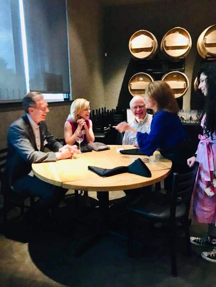 Great fun and conversation about conservative ideas with supporters at last night’s Cooper’s Hawk fundraiser in St. Charles.