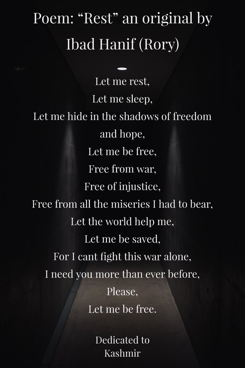 M_IbadHanif's tweet photo. #15AugustBlackDay #KashmirBaneyGaPakistan #15AugBlackDayForMuslims #BlackDay15thAugust #poetry #poetrycommunity #BornForPakistan https://t.co/ZVGDPHhBQN