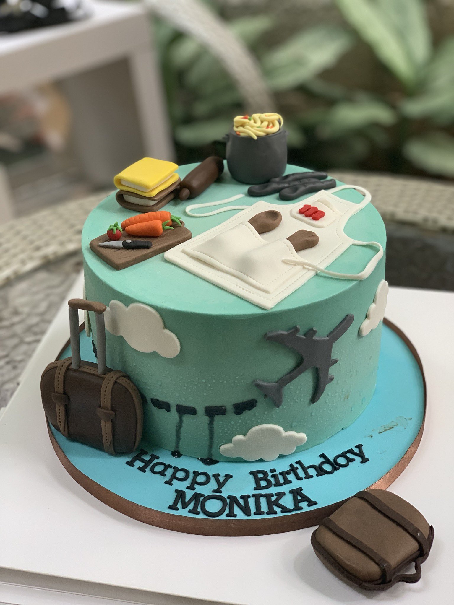Happy Birthday Monika Cake Man - Greet Name