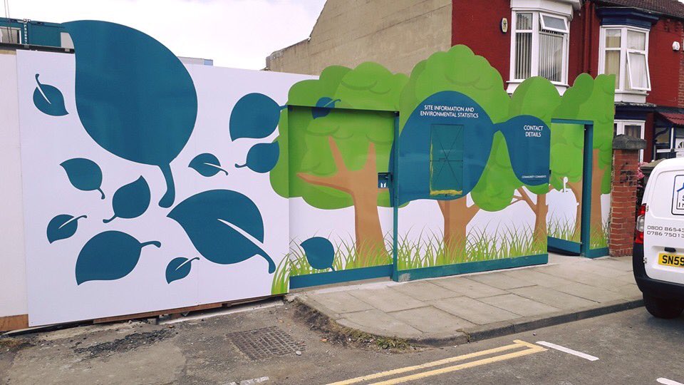 nuneatonsigns's tweet photo. Check out this unique design for @WatesGroup 💙new hoarding in Middlesbrough! 👷‍♀️👷‍♂️ #DesignedInHouse #ManufacturedInHouse #SocialEnterprise #BuySocial https://t.co/PlV1b3GE1g