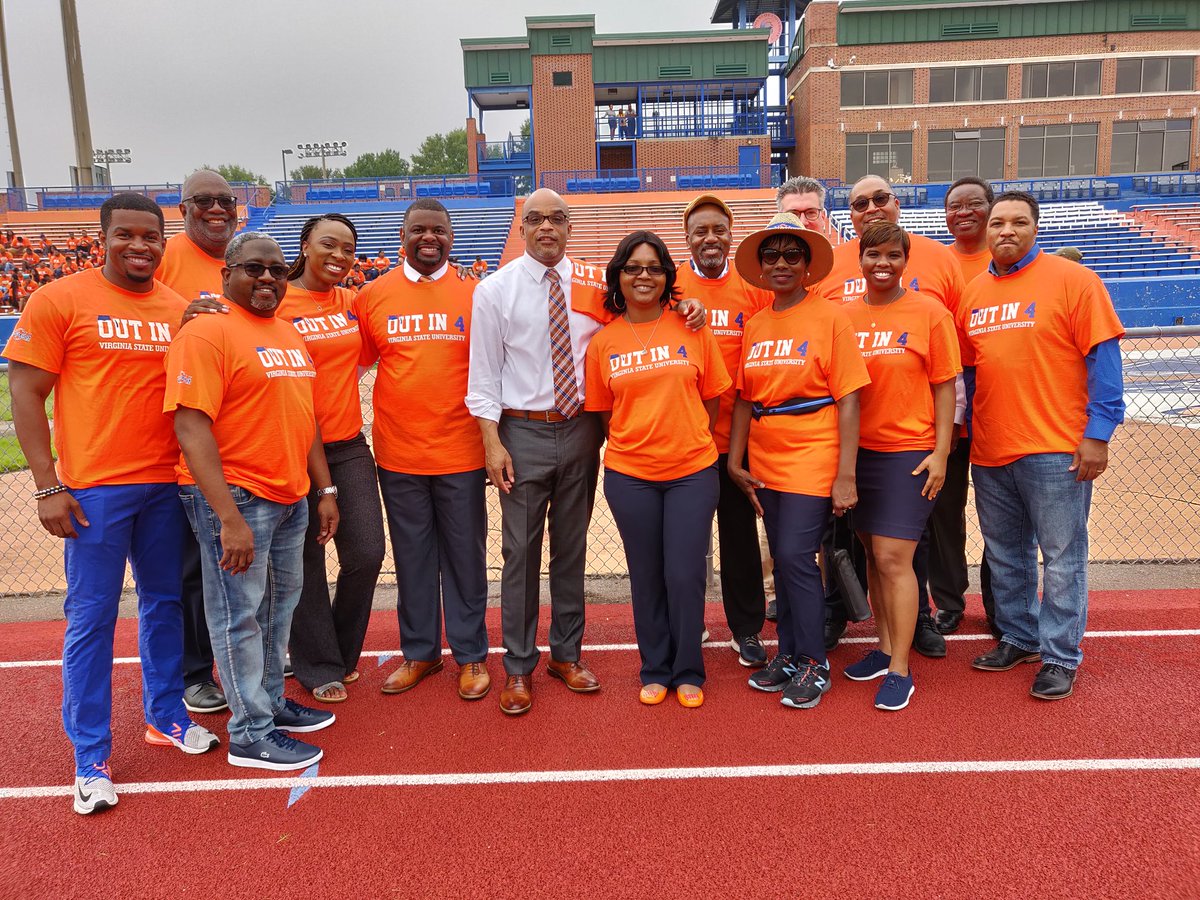 It was great to hang out a little bit at the #Outin4 photo shoot today. Always great to see members of #VSU23