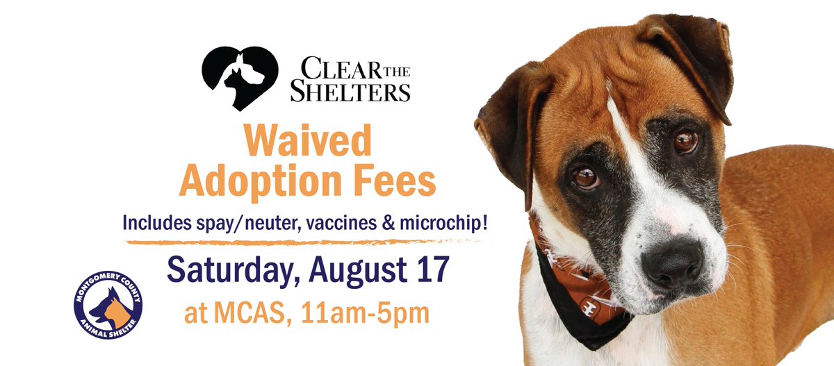 #ClearTheShelters is this Saturday! #thewoodlandstx #montgomerycountytx