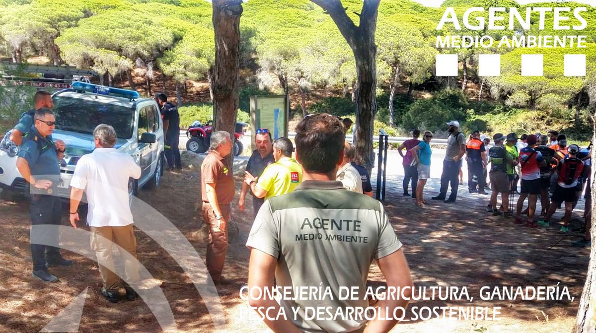 AAMM_And's tweet photo. Agentes de Medio Ambiente #AAMM de la Delegación de #Cadiz aportan su conocimiento del territorio colaborando esta tarde junto a otros cuerpos y #voluntarios en el operativo de búsqueda de una persona desaparecida ayer en el Parque Natural de La Breña #Barbate #VejerFra https://t.co/gybM0ocyar