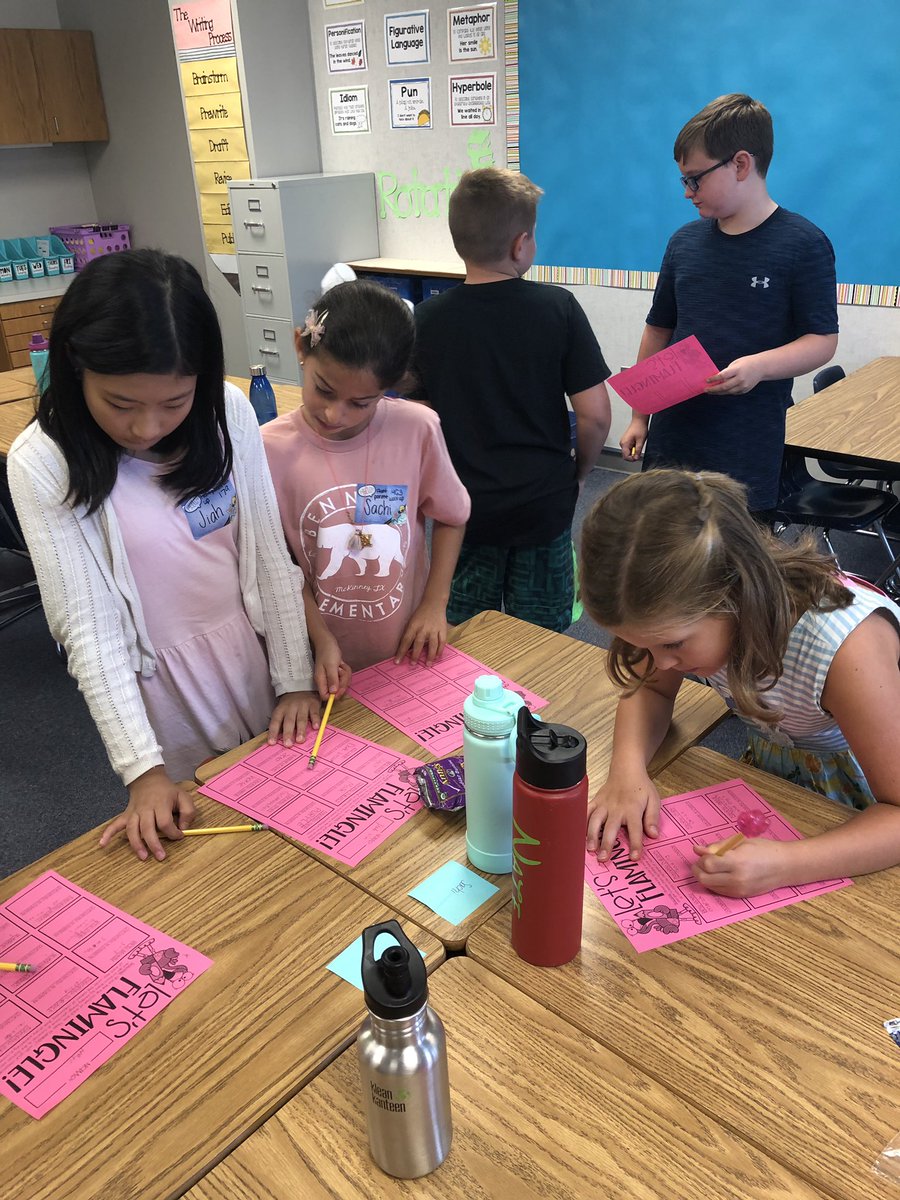 We had a chance to get up and FLAMINGLE this morning!!! #mymisd #bearshine