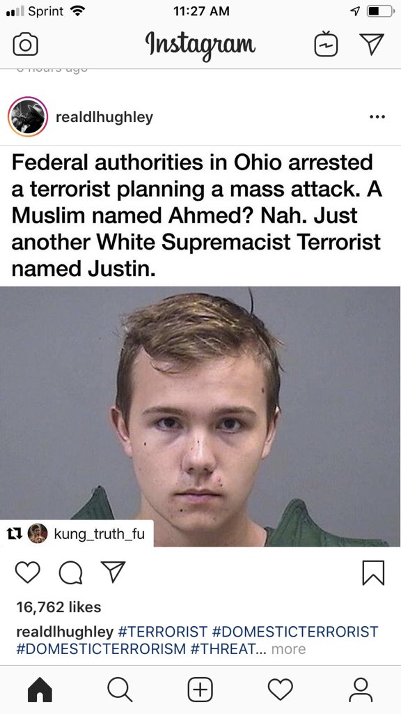 MariaLoddy's tweet photo. @WhiteHouse @POTUS You can talk about a black in Philadelphia, but you refuse to talk about all these white men who are terrorist, your racism is obvious. You are a disgrace and 2020 can’t get here soon. https://t.co/v3Fb9dgEoO