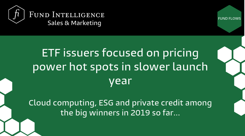 fund_intel's tweet photo. ETF issuers focused on pricing power hot spots in slower launch year, read more here https://t.co/C0lnT7XmZT #ETFs #FundFlows #FundIntelligence https://t.co/X7JV2NK08g