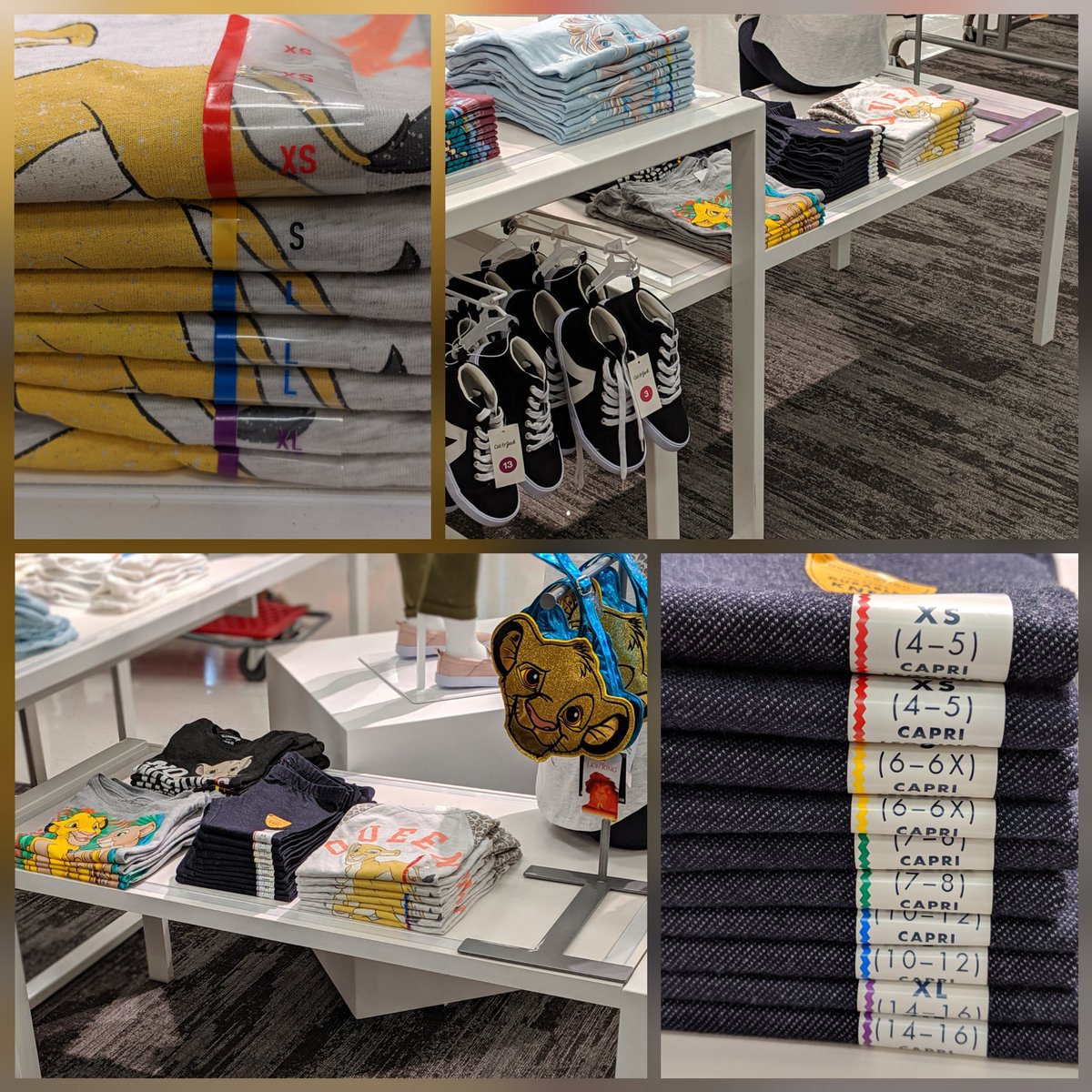 VM_Connor's tweet image. I set a very trendy fall transition in Young Contemporary and an awesome Disney moment in Girl's at #T2186 #VisualMerchandising #TheLionKing #DisneyPrincess #Standards #TargetStyle #WorkSomewhereYouLove @Bryjudy @TGTmatt2186 @DZeppuhar @45MRossi @madeleinepm23