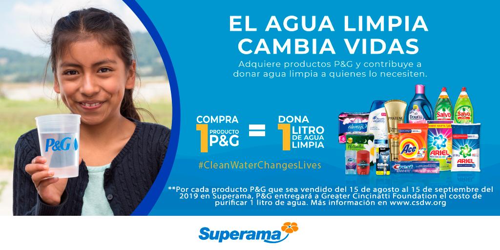 walmart_express's tweet photo. ¡Agua limpia para los niños! Súmate a la iniciativa de P&amp;G y Superama para ayudar a quienes lo necesitan. #CleanWaterChangesLives
 https://t.co/YGz2Wx4USi https://t.co/8TnqAOLgbY
