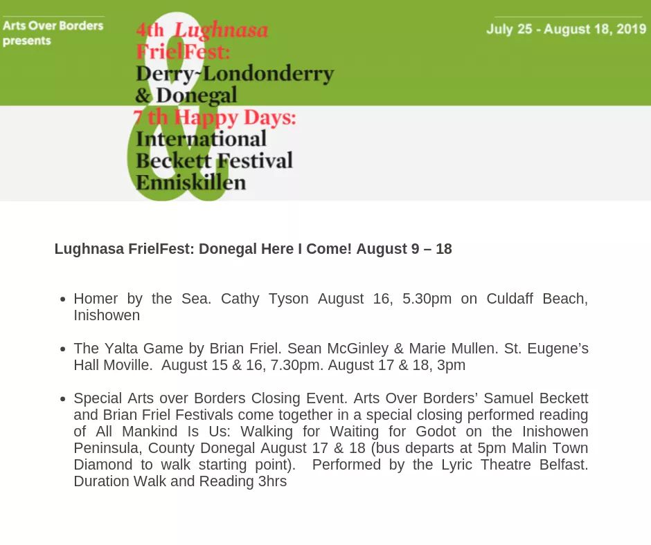 Visit_Inishowen's tweet photo. Some great events happening in Inishowen this week as part of the 4th Lughnasa FrielFest 😁
@ArtsOverBorders #malin #culdaff #moville #frielfest https://t.co/MX3M6iohxB
