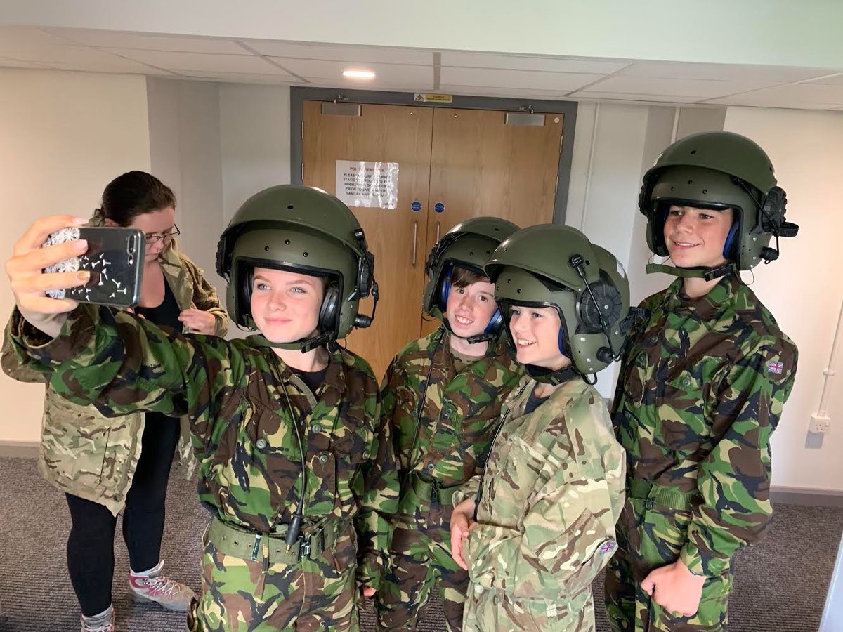 RFCAforWales's tweet photo. Cadets from @2WWAirCadets @WandWAirCadets have had a great time at RAF Shawbury’s Defence Helicopter training centre. Keep an eye on our channels to get the highlights from Welsh cadets on their summer camps! https://t.co/ks9uaVoTRZ