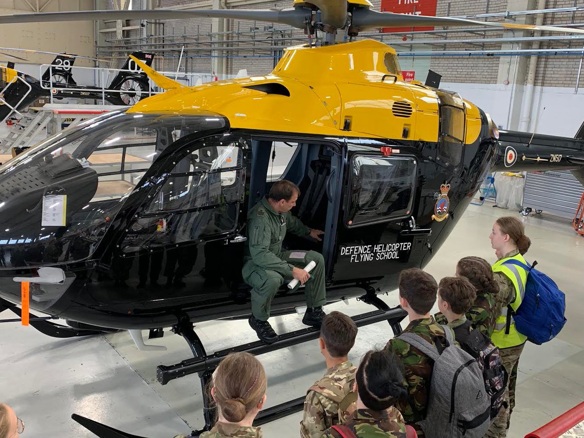 RFCAforWales's tweet photo. Cadets from @2WWAirCadets @WandWAirCadets have had a great time at RAF Shawbury’s Defence Helicopter training centre. Keep an eye on our channels to get the highlights from Welsh cadets on their summer camps! https://t.co/ks9uaVoTRZ