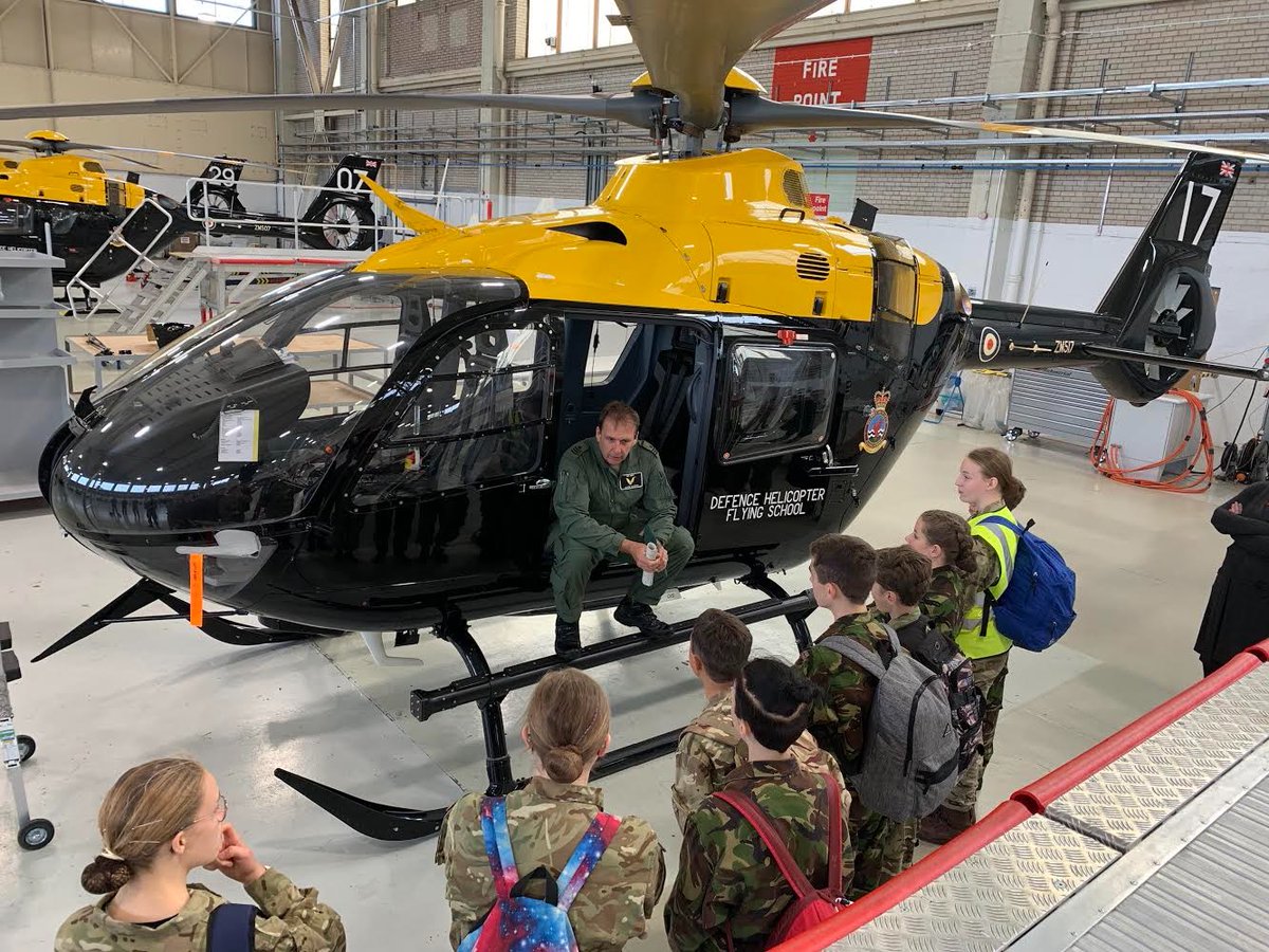 RFCAforWales's tweet photo. Cadets from @2WWAirCadets @WandWAirCadets have had a great time at RAF Shawbury’s Defence Helicopter training centre. Keep an eye on our channels to get the highlights from Welsh cadets on their summer camps! https://t.co/ks9uaVoTRZ