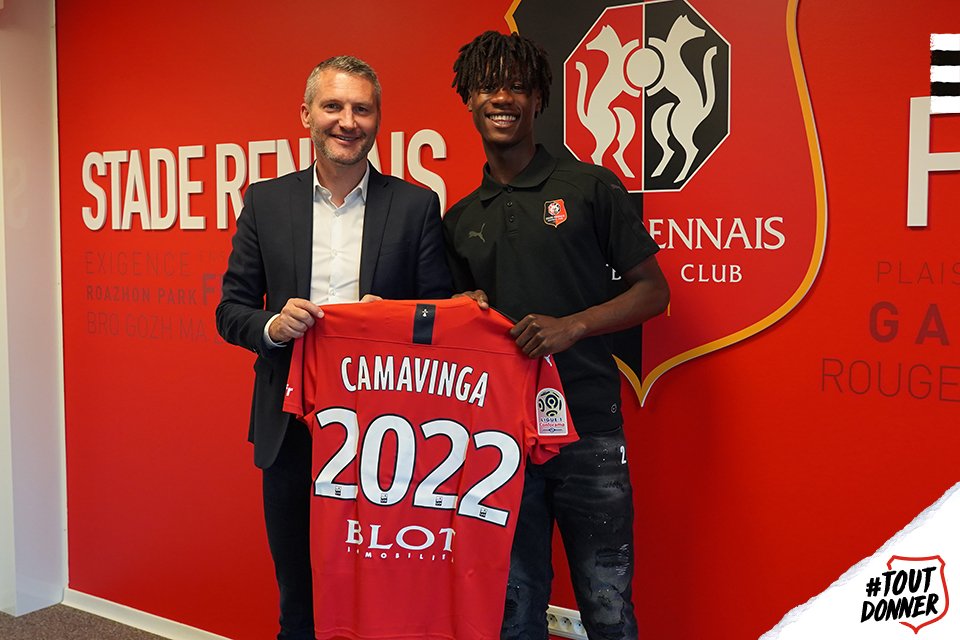 Mercato Rennes : Camavinga a prolongé jusqu'en 2022 (Officiel)