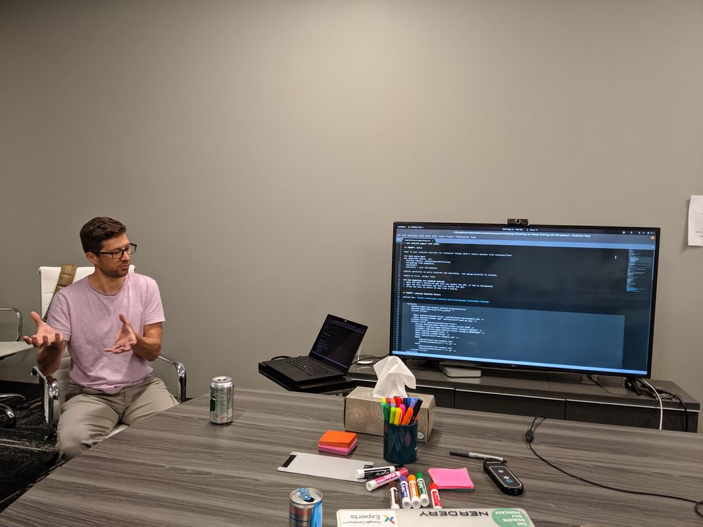 Great presentation from @4spacetabs about Deep Linking on Android.  Thanks again for presenting Josh!