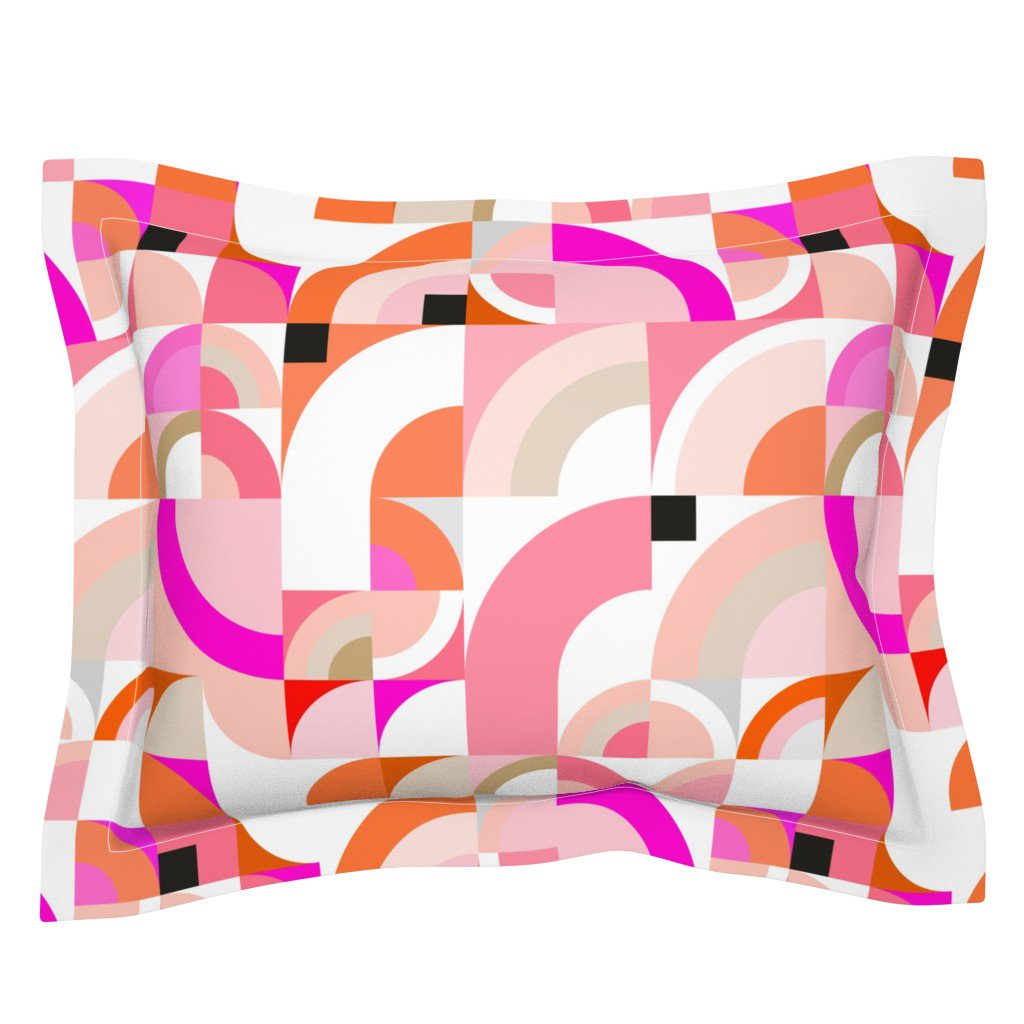 DominiqueVari's tweet image. My entry for the #COLOURBLOCKING #designchallenge at @Spoonflower #Retro #abstract #rainbows in #Pink, blush &amp;amp; peach @Spoonflower @Roostery VOTE HAS STARTED TODAY on bit.ly/2Zehvn6 THANK YOU! 🙏💕#midcenturymodern #geometricpattern #textile #spoonflower #dominiquevari
