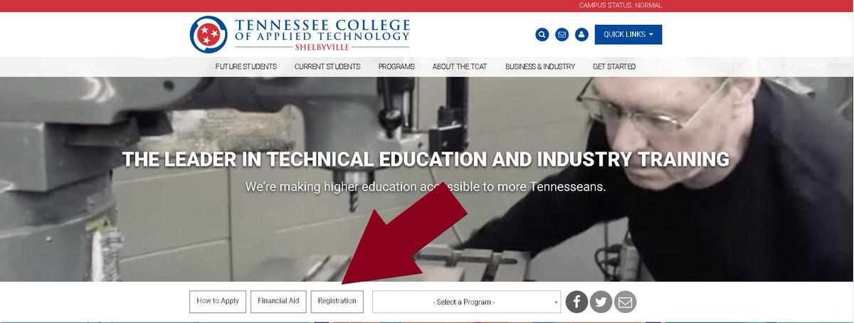 tcatshelbyville's tweet photo. Attention!! Registration for FALL 2019 has begun!! Eligible students should navigate to the MyTCAT portal today and complete registration. Access your campus email for step-by-step instructions. #tcatSHELBYVILLEmakesadifference #goodbyeSUMMERhelloFALL https://t.co/YM9Ny9vR4i