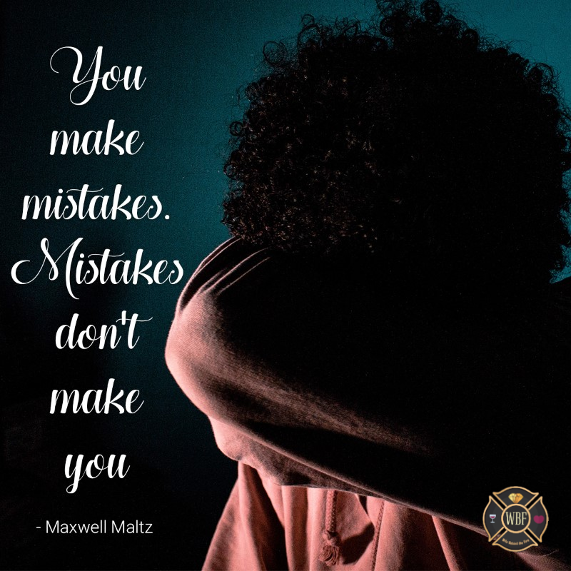 WifeBehindFire's tweet photo. My favorite attitude when it comes to mistakes... learn from them and decide who you will be going forward! #positive #brightside #happy https://t.co/PQgiESwuZG