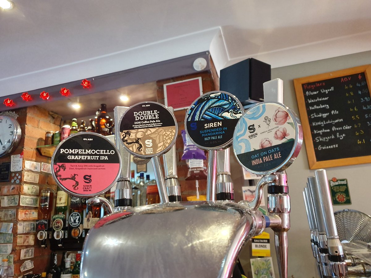 thehillarystep1's tweet photo. @SirenCraftBrew have arrived in Whalley Strange! #CraftBeer #Manchester https://t.co/4IIHEecXq2