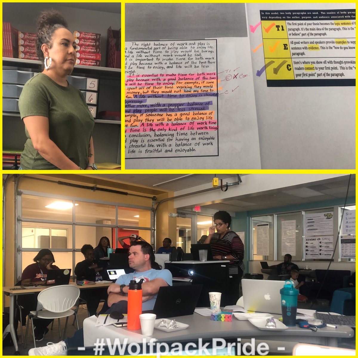 HaleysMngmt's tweet photo. Thank you to @mrsebjohnson and @PleaseTurnWrite for this amazing #WritingPD with examples and #AVID strategies!! I’m learning a lot and appreciate the extra consideration of all students!! #WeWrite @AVID4College @ILCsDallasISD @IDEA_at_Fannin @PersonalizeDISD #IDEAWolfpack https://t.co/89rHM89e4e