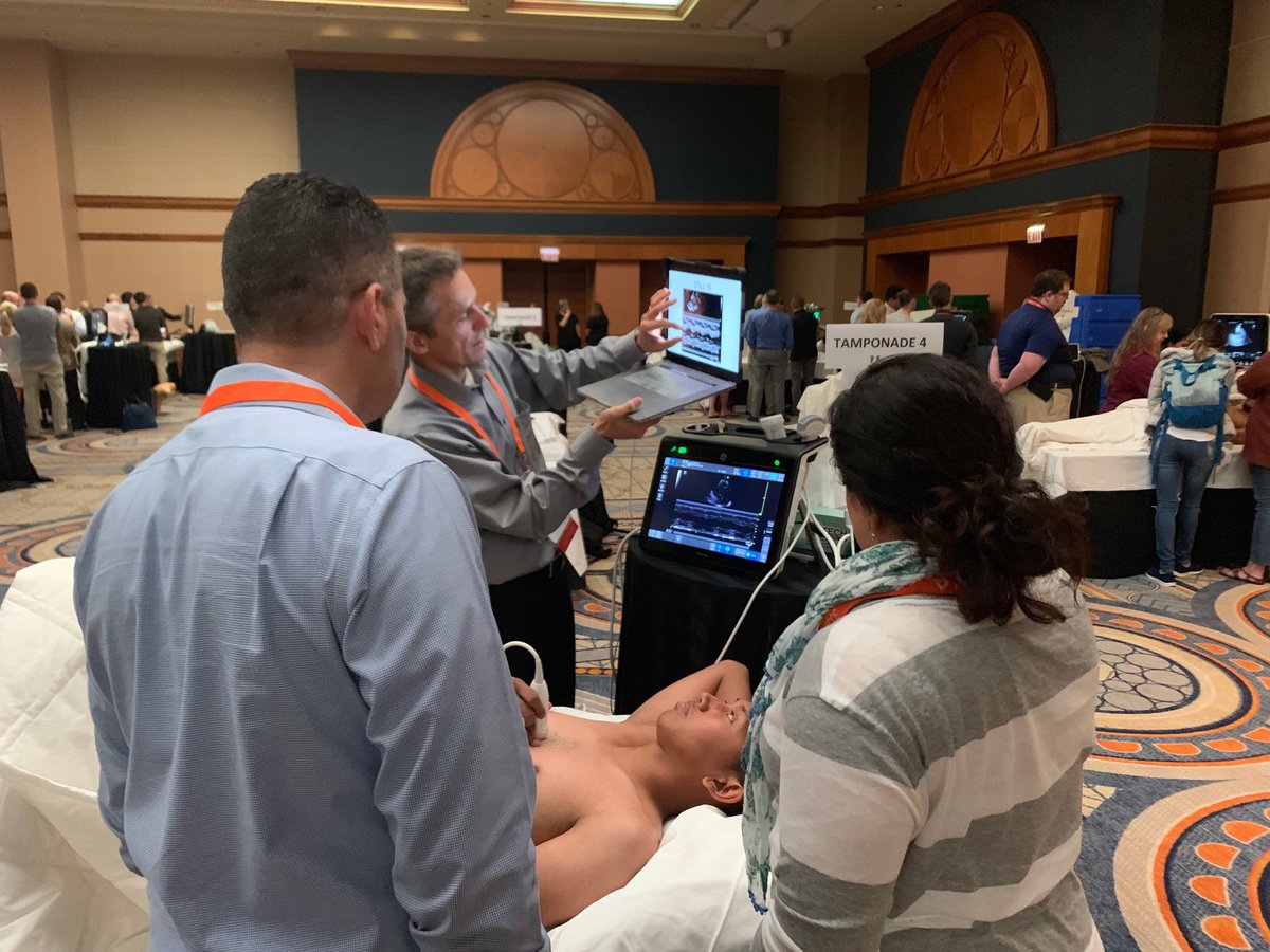 Day 2 #SCCMultrasound at the hands on stations! Everyone is engaged and learning. What a great group of participants!! #SCCM ⁦⁦<a href="/EliotCTAandCCMD/">Eliot Fagley, MD</a>⁩ ⁦⁦@POCUS_Society⁩ ⁦
