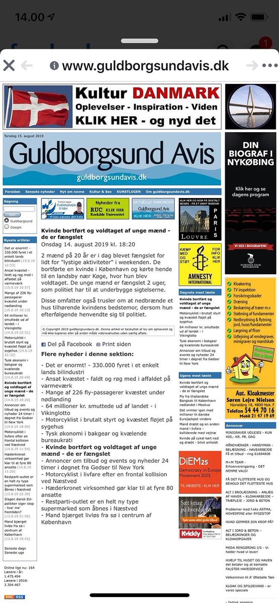 Hvad er det for en journalist, der kalder bortførelse og voldtægt for “lidt for lystige aktiviteter”!? Seksuelle forbrydelser mod kvinder bliver fuldstændig bagatalliseret. Igen. Det er ikke til at holde ud. Jeg håber, at avisen skynder sig at undskylde #ligestilling