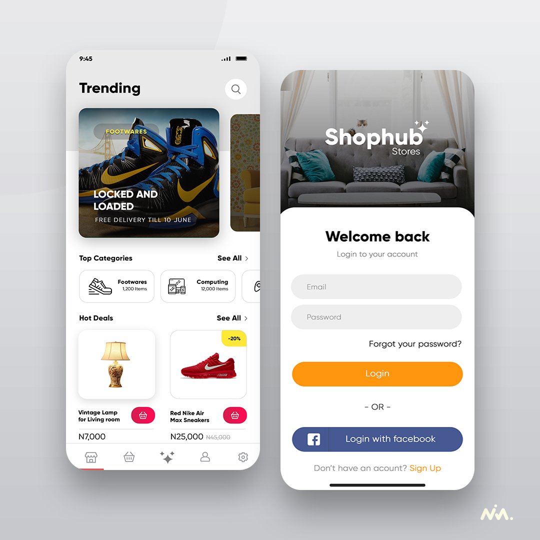 nigomedia's tweet photo. An E-commerce user interface design. 
#userinterface #app #mobileapp #mobile #ios #android #designs #uiinspiration #ux #ui #uxinspiration #webapp #website #design #webDevelopment #webui #programming @ui__ux https://t.co/b7PRhWJ20T