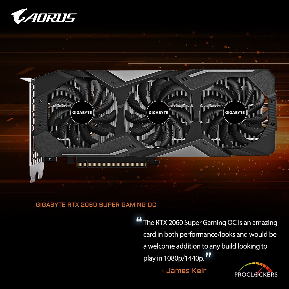 AorusOfficial's tweet photo. Our GIGABYTE RTX 2060 SUPER GAMING OC received the "Editor's Choice" Award from  @proclockers ✌️  Available now!
.
🛒 👉 https://t.co/qlBkaNUJSO
Read full article 👉 https://t.co/tohGAlEdVX
.
.
#gigabyte #gigabytegaming #GeForceRTXSuper #gaming #gamingpc #pcgaming #pcmasterrace https://t.co/owCSDibTCd