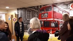 oldoakparkroyal's tweet image. Acknowledging the weather ☔ the programme for y'day's Talking &amp;amp; Exploring walk was brought indoors with a visit to see the art at the Central Middlesex Hospital and Victoria Care Centre!  Sign up to the next free walk: 14 Sep bit.ly/31743P0 funded by #OPDC small grants