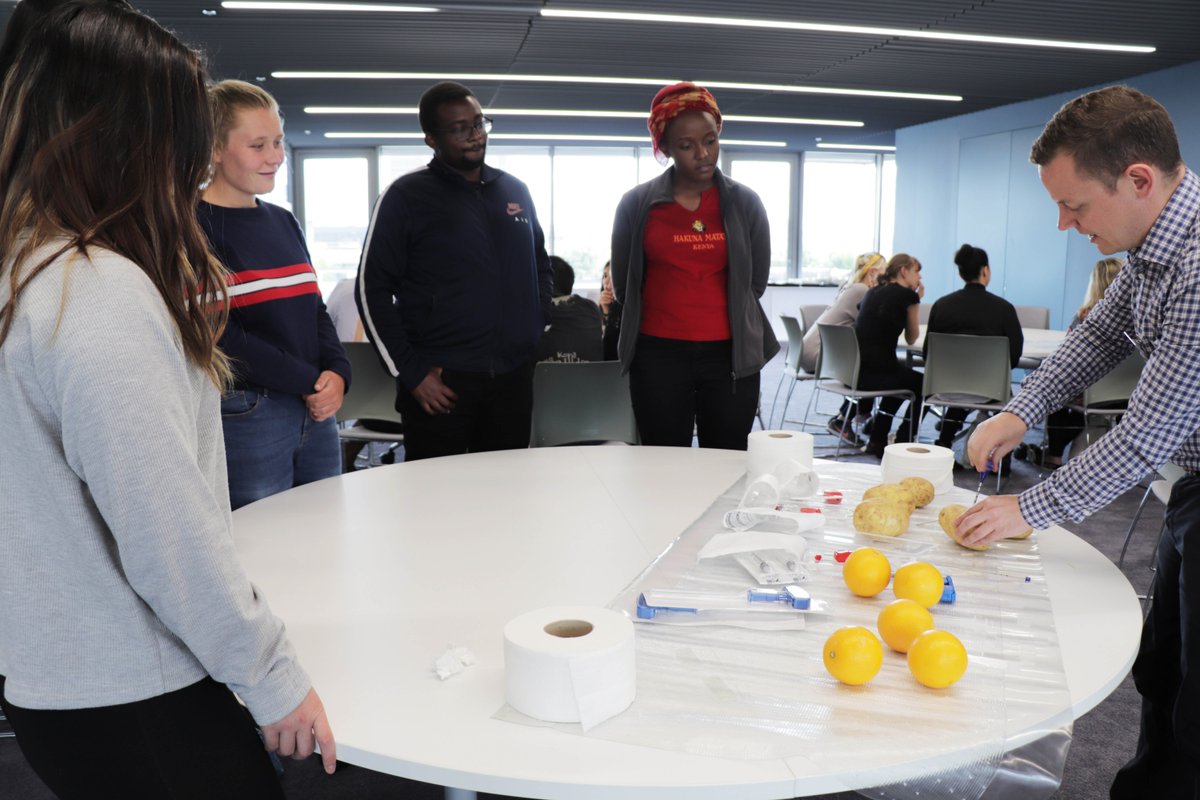 RCPath's tweet photo. We're coming up to the end of the first day of this year's #PathologySummerSchool. Here are some photos of the medical students exploring different #pathology specialities in today's breakout sessions. #Careers https://t.co/2a56GcQiUN
