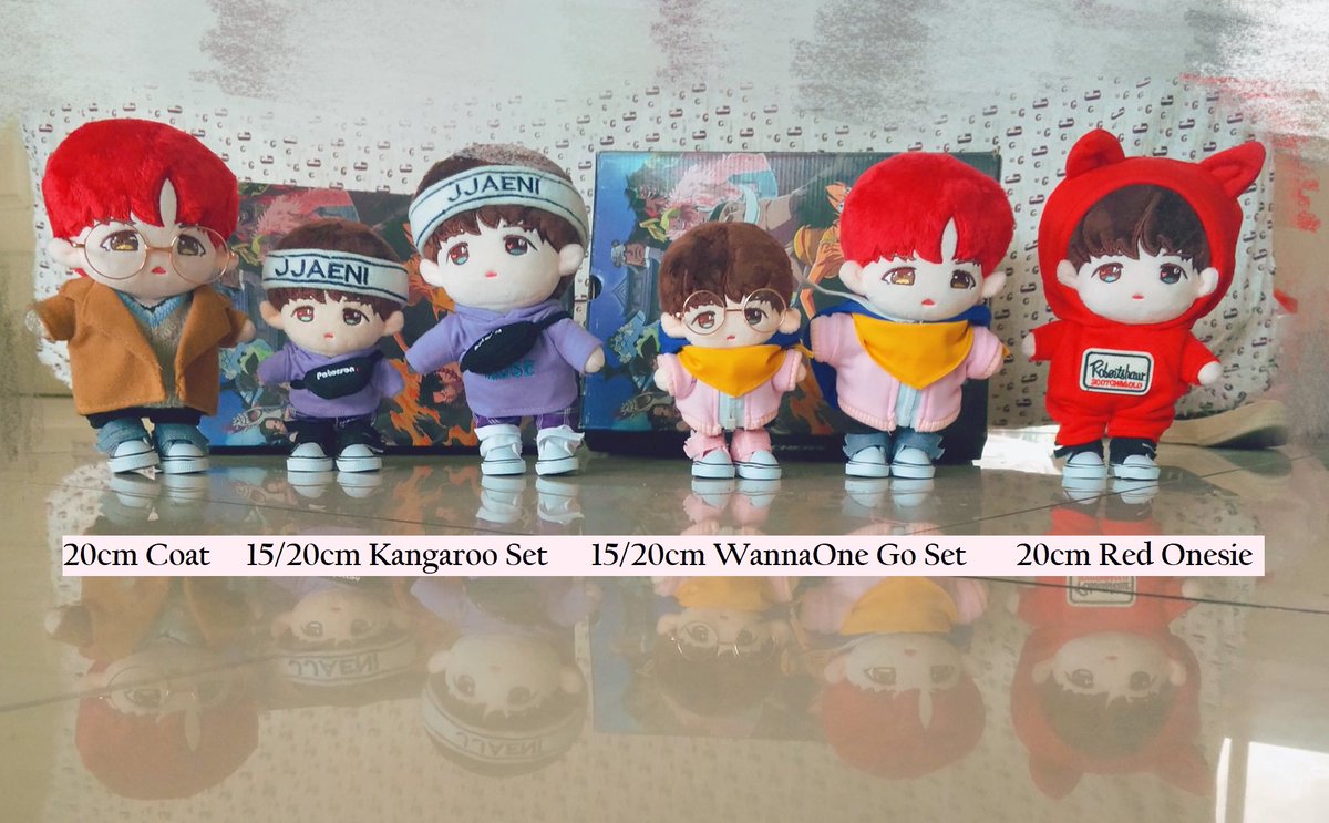 OnniesPick's tweet photo. #KimJaeHwan 15cm / 20cm KJH Doll Clothes by @JjaeniKangaroo 🎸

🇲🇾Order by 24/08, 7pm
👉Coat / Kangaroo / WannaOne Go Set / Red Onesie / Pink Set with Yellow Beanie
📌Order Form: https://t.co/CeYx1maIZS

#김재환 #金在奂 #재환 #Jaehwan https://t.co/ZLTtQFGzf0