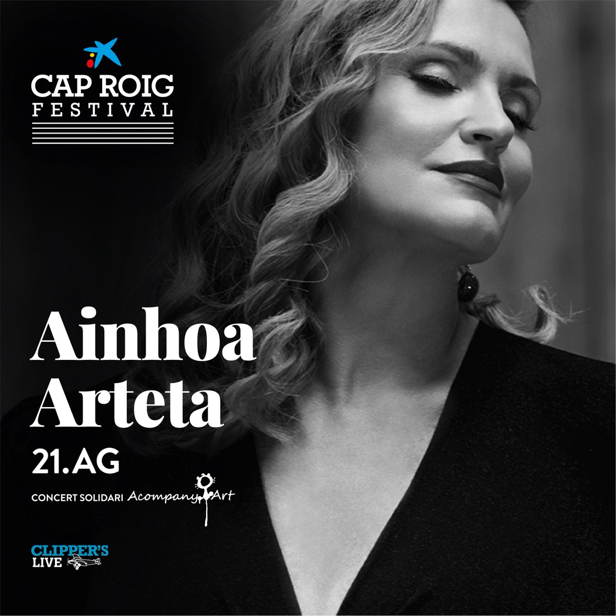 FundlaCaixaCAT's tweet photo. La increïble veu d’@Ainhoarteta protagonitzarà el #CapRoigSolidari. No et perdis el seu concert i ajuda’ns a transformar els espais sanitaris en llocs acollidors pels més petits de la mà d’@acompanyart. Compra la teva entrada aquí: https://t.co/DjtmoEFzaL @CapRoigFestival https://t.co/7vnnp3Iw0D