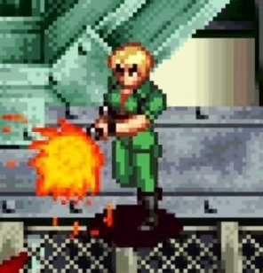 NamcoFan1's tweet photo. @bigstephen44 @SNKHeroinesTTF A lot of those SNK girls are likeable! Speaking of which, have you ever played this run and gun game called #ShockTroopers? If you did, you should probably know who #MariaBee is! This girl! https://t.co/BtPcC6e1sI