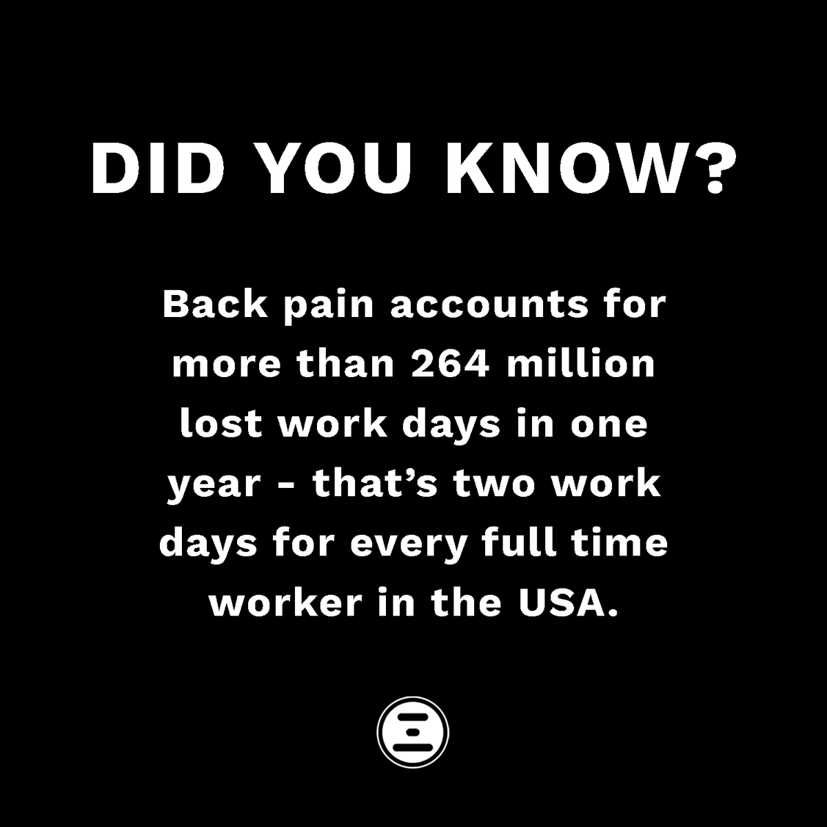 IFGfit's tweet photo. 😫 BACK PAIN:

Whether it's dull and achy or sharp and stabbing, back pain can make it hard to concentrate on your job.

Unfortunately, many occupations, such as nursing, construction, and factory work, can place significant demands on your back. https://t.co/v8PpiWHOon