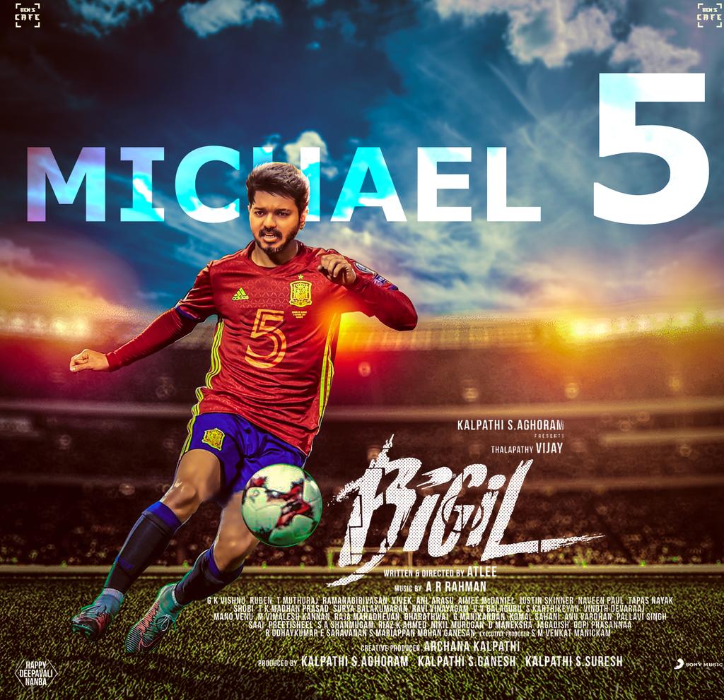 jeevaUdhayak's tweet photo. Fan made poster 🔥👌
#Bigil 
#Michael05 
@actorvijay @Atlee_dir  @archanakalpathi 

@VenkateshVJ055 @Stf_offi @VFC_OFF0 @robinsaviour @BahrainVMI @Thorofl @atlee_f_c @HancocK_Vj @MrRocky @ThalapathiRISHI @Shankhar_CK
#Bigil #Thalapathy #MICHAEL_05 https://t.co/9ci9e0aSsm