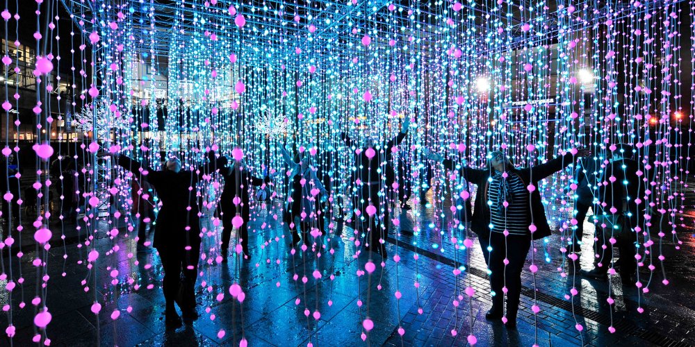 In just a week's time <a href="/squidsoup/">Squidsoup</a> will light up #Cleethorpes Pier Gardens at #FestivaloftheSky with Submergence - a large-scale 'ocean of light' installation - where virtual and physical worlds collide.

Find out more on festivalofthesky.co.uk