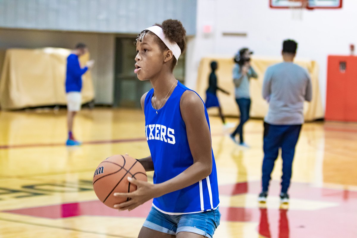 Yesterday, the <a href="/sixers/">Philadelphia 76ers</a> Youth Foundation celebrated their investment in <a href="/CHAACamden/">CHAA</a>'s HoopHers program, which was founded in partnership with <a href="/PhillyYouthBB/">PhillyYouthBB</a>. 

This eight-week summer program features both on-court and in-classroom programming for more than 50 Camden area girls.