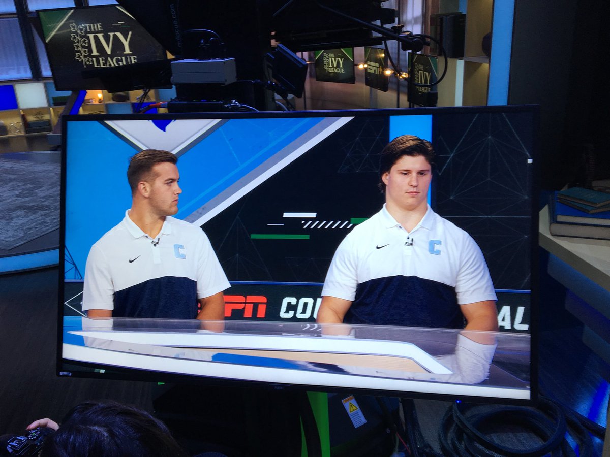 📸 Lions in the studio here at ⁦<a href="/espn/">ESPN</a>⁩. #RoarLionRoar ⁦<a href="/IvyLeague/">Ivy League</a>⁩