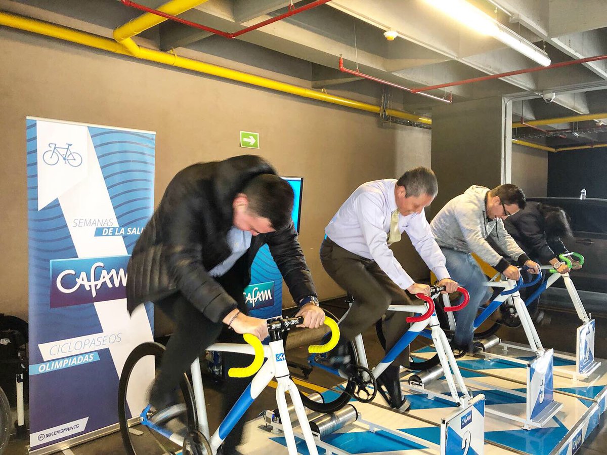BikerSprints's tweet photo. Nuestra misión es llevarte bienestar al trabajo por medio de la bicicleta. Y con Cafam lo hacemos posible.

¡No más sedentarismo laboral, levántate a pedalear con #Bikersprints! https://t.co/OYnIVnsoTp
