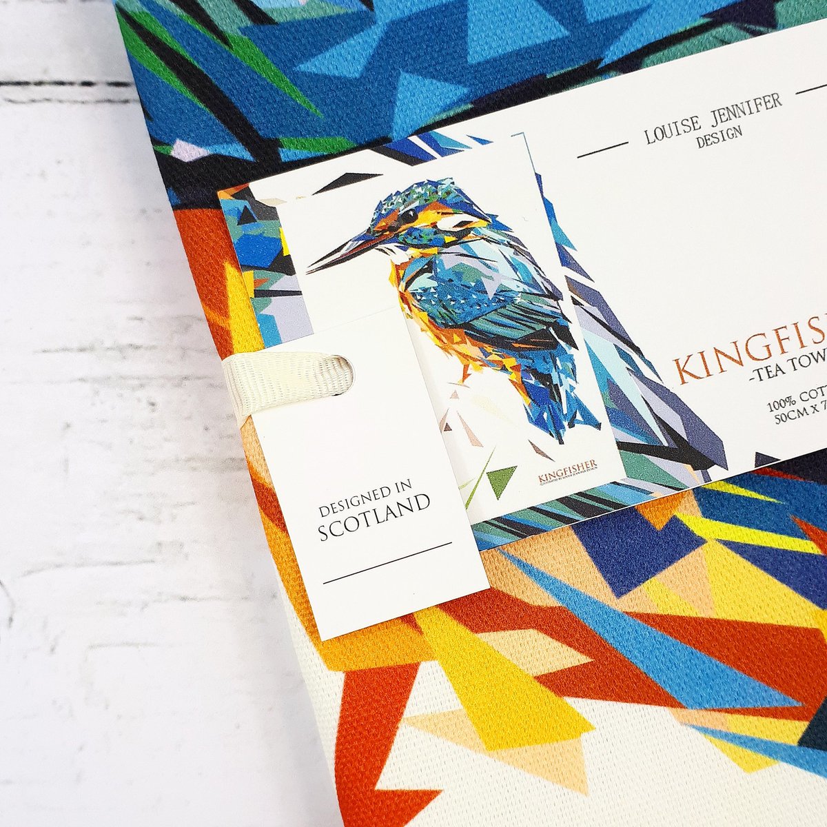 LOUISE_J_DESIGN's tweet photo. A wee new addition for all my Scottish stockists. Finally got around to adding some 'Designed in Scotland' hangtags... #designedinscotland #brand #geometicart #textiledesign #glasgowillustrator #glasgow #louisejenniferdesign #wildlifeillustration #kingfisher https://t.co/IMWbLr5JY5