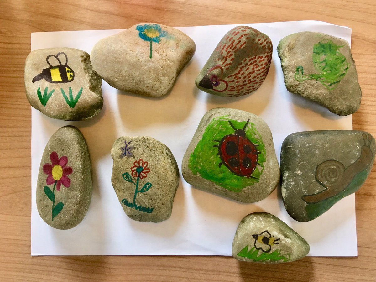 invincibles1881's tweet photo. @MorecambeBayUK Saw this tweet which prompted our visit. Been there to hide painted pebbles today #fairysteps https://t.co/hhX7J5VNL3