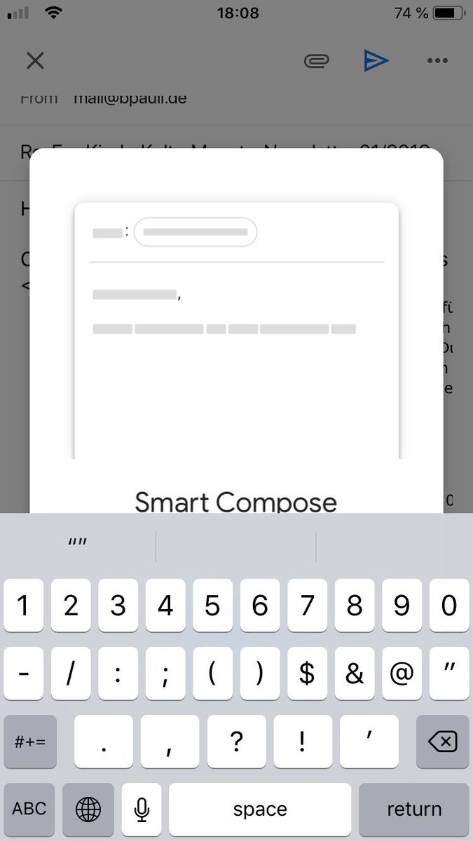 bupauli's tweet photo. @gmail How smart can it be, if I can’t close the dialog? 🤔 https://t.co/LIarurUHox