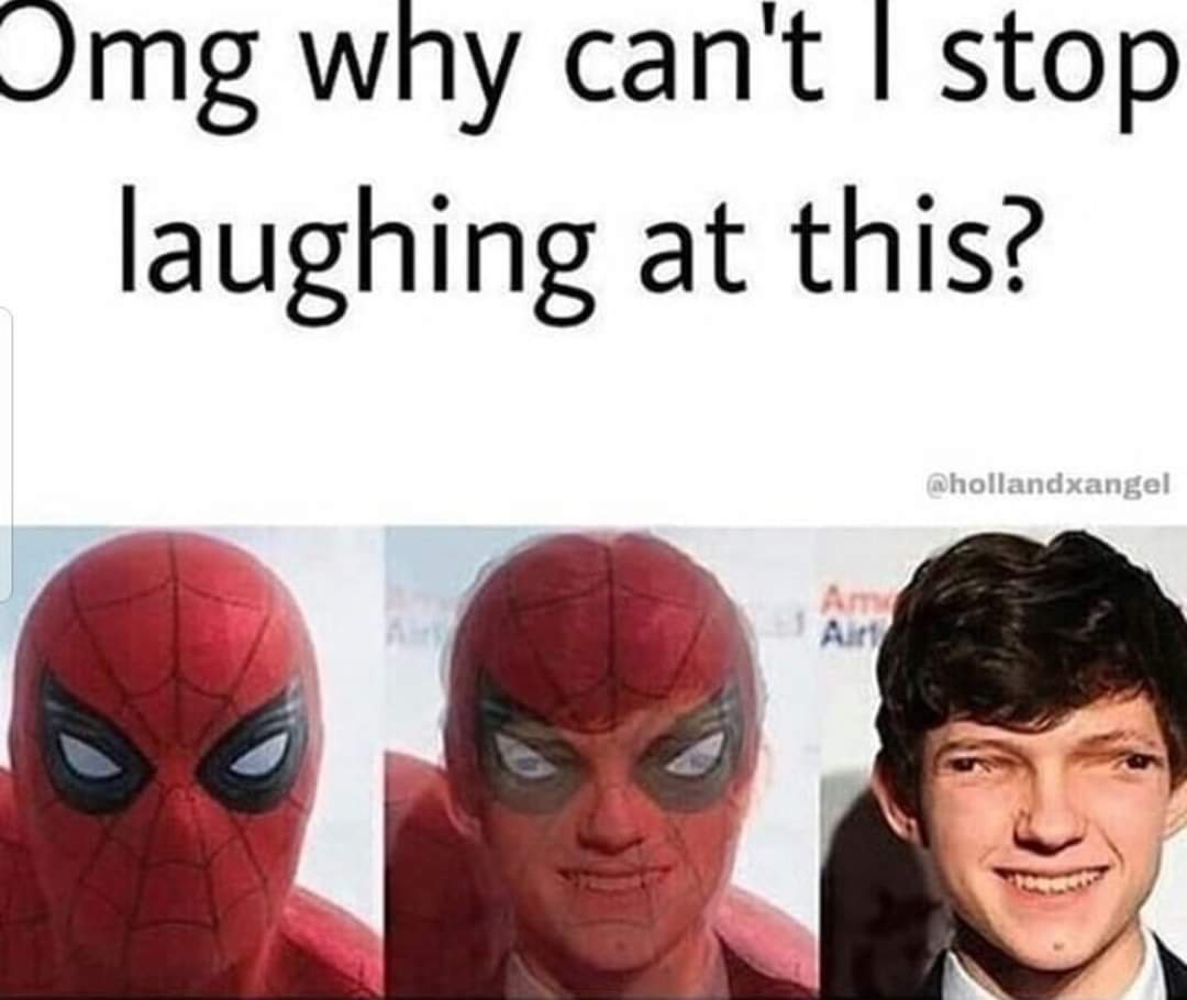 ManeMMM's tweet photo. @TomHolland1996  😂😂😂😂😂😂 https://t.co/dkfddHf3Es