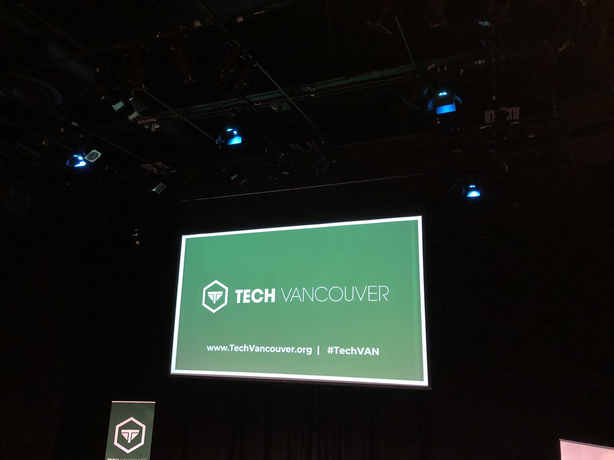 jkbedi's tweet photo. @getfishtank representing at #TechVAN. 
Amazing to hear @hdubugras on how he cofounded his first co at the age most teenagers are focusing on puberty and changing hormones!
High energy, smart professionals, intellectual conversations. 
#DigitalTransformation #AI #MachineLearning https://t.co/wwjYgdqKZE
